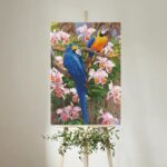 Papagájok – számfestő készlet