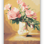 Rózsák Vázában – számfestő készlet