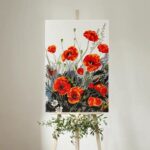 Pipacs Virágok – számfestő készlet
